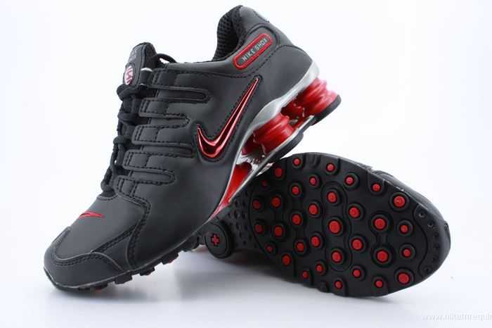 rouge et noir chaussures shox nz baskets (2)